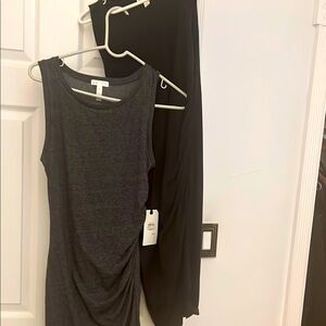 Women's Black Sleeveless bodycon dress